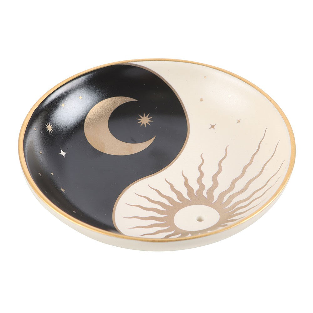 Yin Yang Ceramic Incense Stick Holder image 2