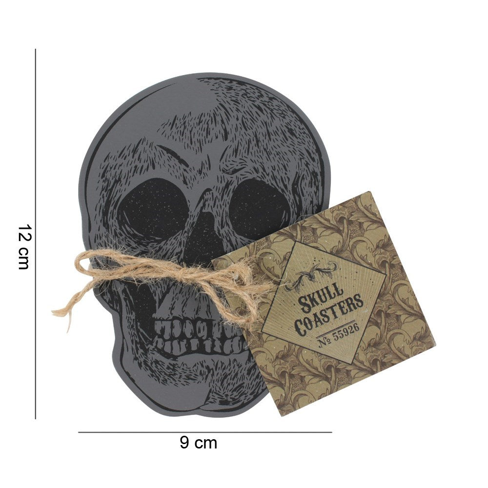 Skull Coaster Set of 4 - Gift Idea image 1