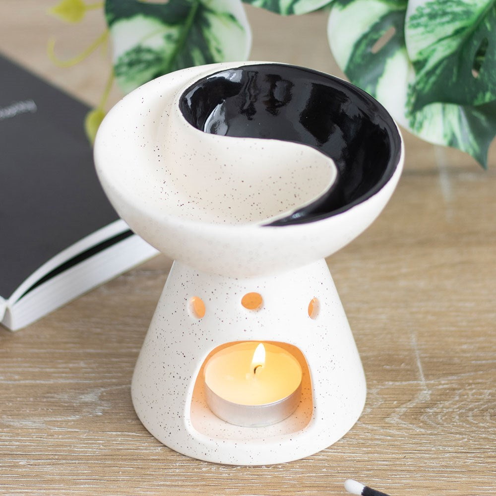 Yin and Yang Dual Oil Burner and Wax Warmer - Gift Set image 4