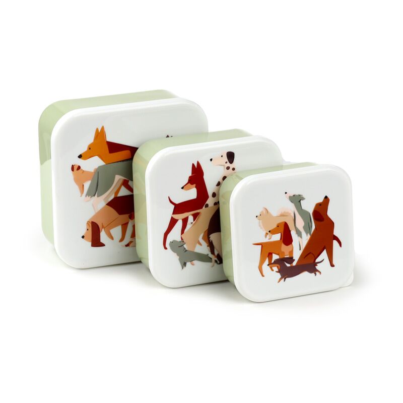 Barks Dog Set of 3 Lunchboxes image 1