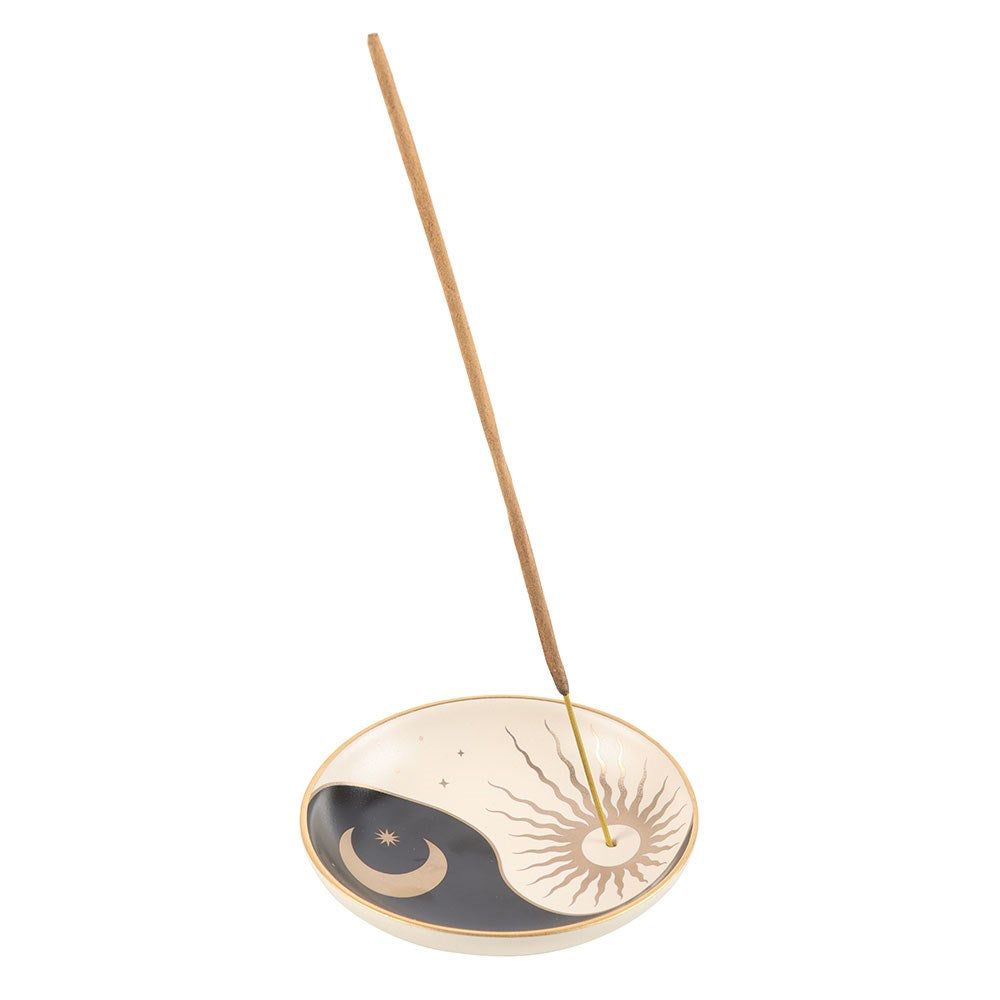 Yin Yang Ceramic Incense Stick Holder image 1