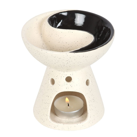Yin and Yang Dual Oil Burner and Wax Warmer - Gift Set image 0